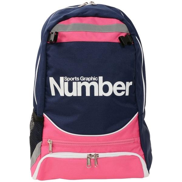 ＜LOHACO＞ （セール）Number（ナンバー）サッカー 3層デイバック ボールバック JRバックパック NB-Y17-102-001 ジュニア FREE ピンク