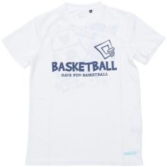 ＜LOHACO＞ （セール）s.a.gear（エスエーギア）バスケットボール ジュニア 半袖Tシャツ ジュニア半袖グラフィックTEE BASKETBALL SA-S18-103-011 ジュニア ホワイト