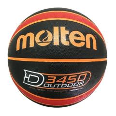 ＜LOHACO＞ （セール）molten（モルテン）バスケットボール 6号ボール D3450 オリジナル合皮バスケット B6D3450-KR レディース 6号球 ブラックxレッド画像