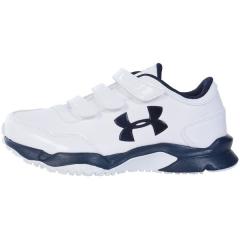 ＜LOHACO＞ UNDER ARMOUR（アンダーアーマー）野球 樹脂底スパイク 18S UA ULTIMATE TRAINER V WIDE JR 3020208 141 WHT／MDN