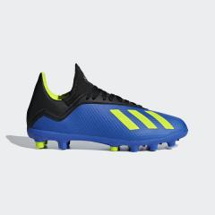 ＜LOHACO＞ （セール）adidas（アディダス）サッカー ジュニアスパイク エックス 18.3-ジャパン HG J BTB82 BB6972 フットボールブルー／ソーラーイエロー／コアブラック
