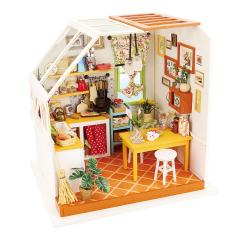 DG105 キッチン｜Robotime 日本公式販売／日本語説明書付 DIY ミニチュアハウス ドールハウスの写真