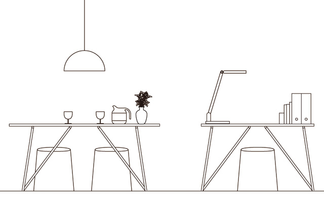 LOHACO - 無印良品 折りたたみテーブル・幅160cm・オーク材 幅160×奥行 