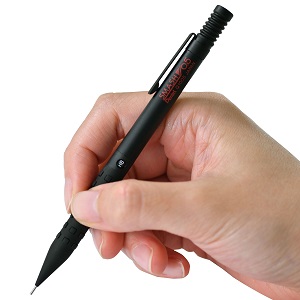製図用シャープの仕組みを持つ高機能なシャープペンです。