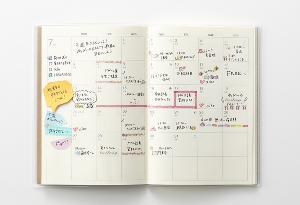 色鉛筆タッチの実用的なデザイン　手帳にノートに毎日使えます