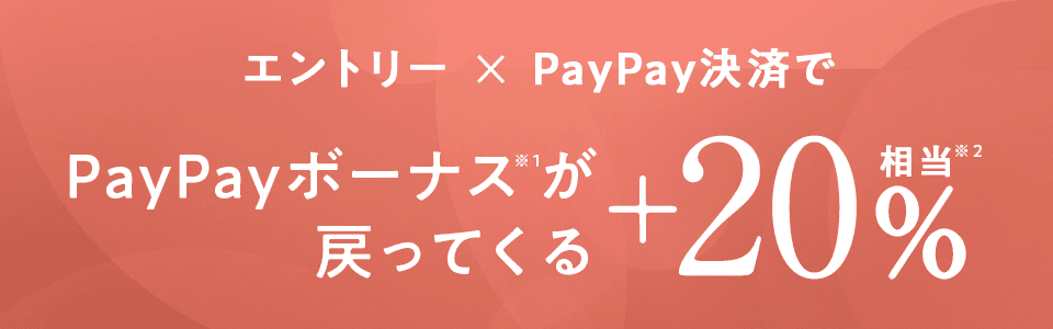 LOHACO - エントリー×PayPay決済で、PayPayボーナスが＋20％相当戻ってくる！